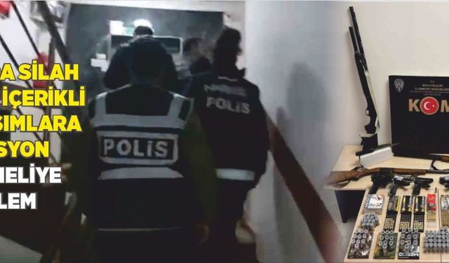Bolu’da silah ve suç içerikli paylaşımlara operasyon: 21 şüpheliye adli işlem