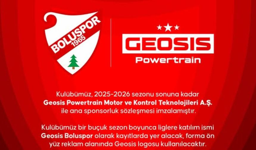 Boluspor'a Ana sponsor