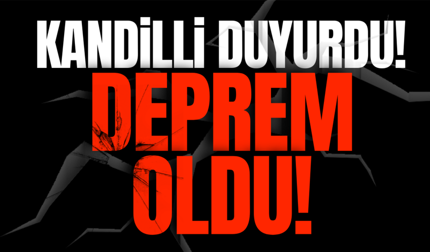 İstanbul'da yaşanan 6,2 büyüklüğündeki deprem Bolu’da hissedildi