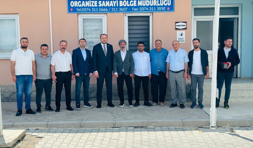 Milletvekili Akgül’den Gerede Deri Organize Sanayi Bölgesini Ziyaret
