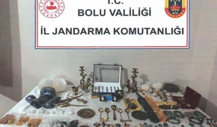 Bolu’da kaçak altın tozu ve tarihi eser yakalandı: 1 gözaltı