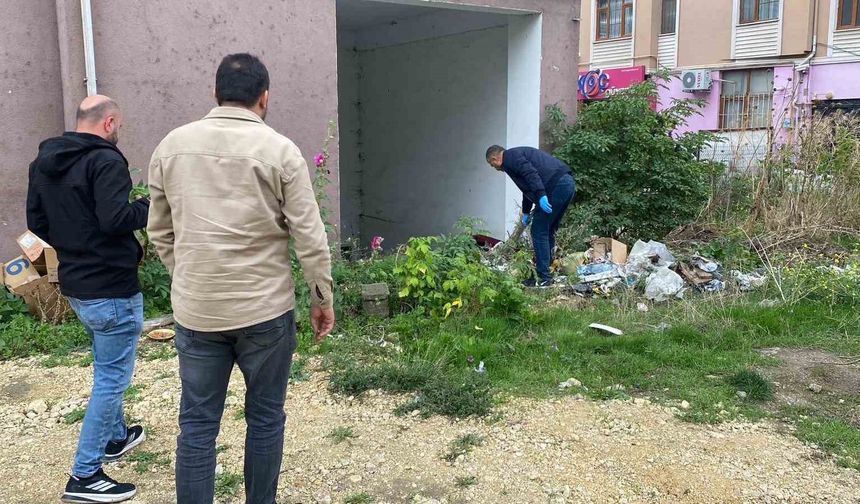 Ceset zannettiler, çöp çıktı
