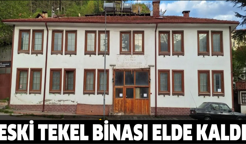 Mudurnu’da Eski Tekel Binası Elde Kaldı: İhaleye Kimse Katılmadı