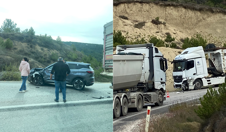 Bolu-Göynük Karayolu’nda kaza