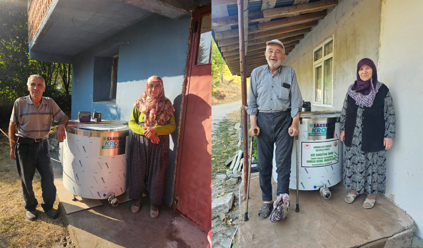 32 KADIN ÜRETİCİYE SÜT SOĞUTMA TANKI DESTEĞİ