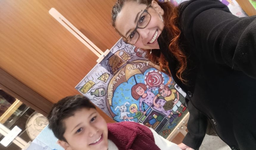 Bolu’yu temsil etti, bin 600 eser arasından Türkiye birincisi oldu