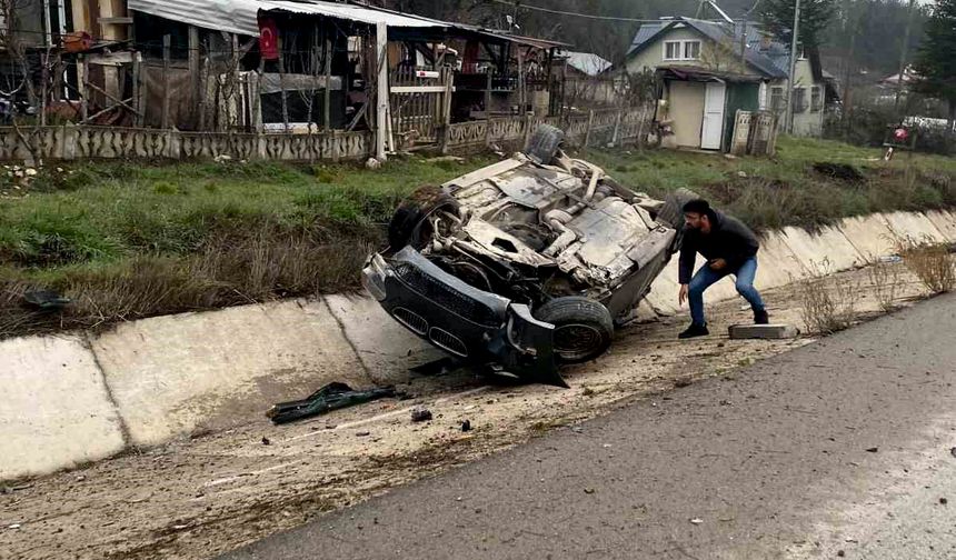 Gövem Köyü Mevkiinde Kaza: 2 yaralı