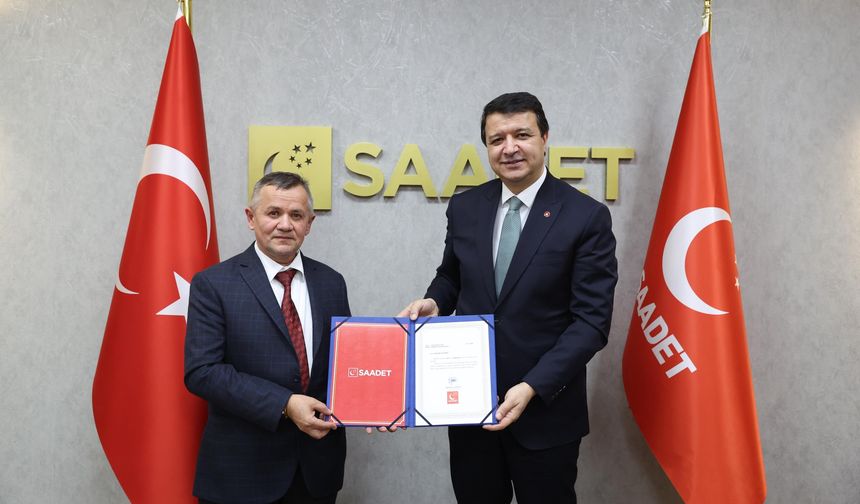 Dörtdivanlı Mustafa Uludağ, Saadet Partisi Bolu İl Başkanı Oldu