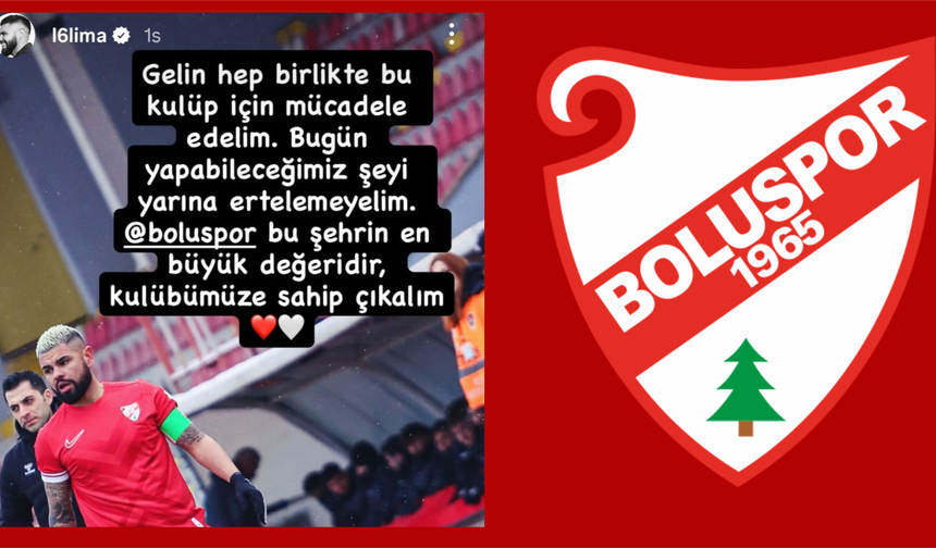 Boluspor Kaptanından Birlik ve Destek Çağrısı