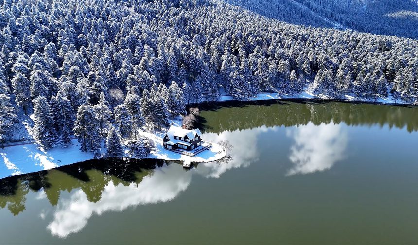 Bolu'nun incisi beyaz gelinliğini giydi