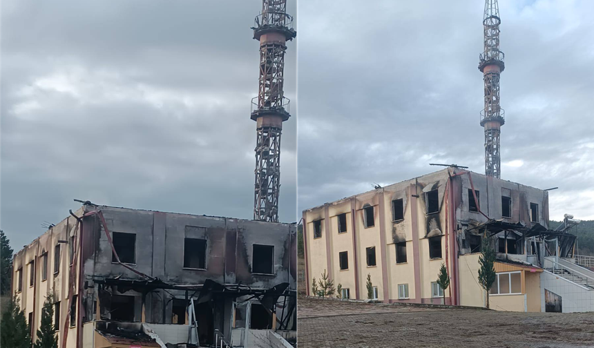 Bolu’da camii yangını! Kullanılamaz hale geldi