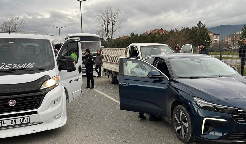 Bolu'da kaza sonrası arbede: 7 yaralı, 2 gözaltı