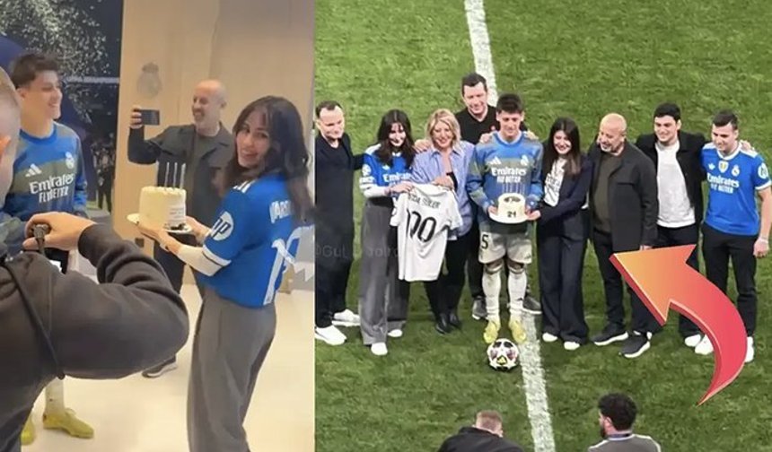 Mengenli ünlü futbolcu Arda Güler, Real Madrid’in Benfica zaferi sonrası doğum gününde sürpriz kutlama yaşadı