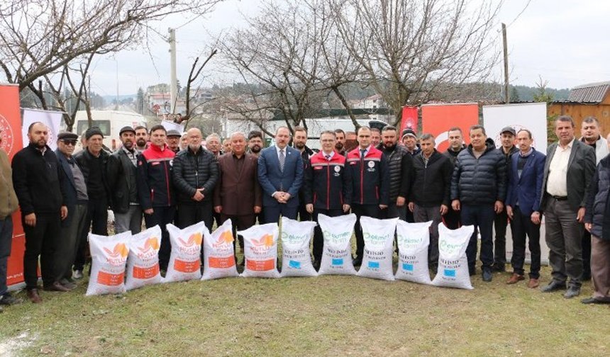 Mengen’de Üreticilere Yem Tohumu Desteği