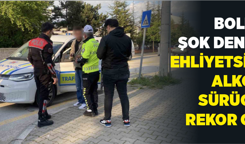 Bolu’da Şok Denetim: Ehliyetsiz ve Alkollü Sürücüye Rekor Ceza