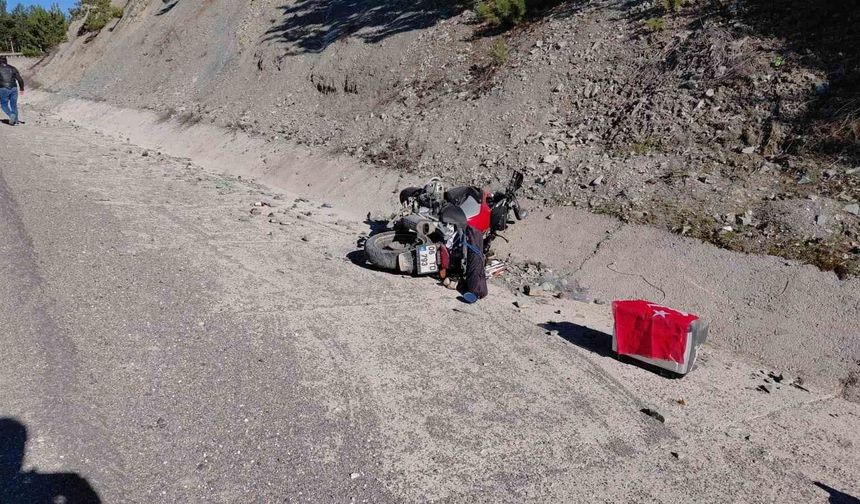 Kazada ağır yaralanan Ankara Enduro Motosiklet Kulübü Başkanı hayatını kaybetti