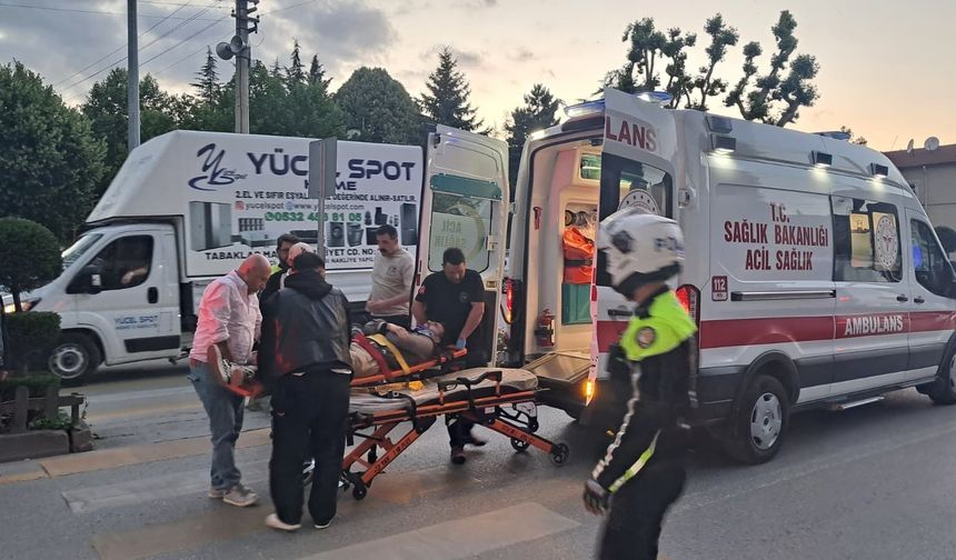 Ali Rıza Tekemen Caddesi'nde Kaza